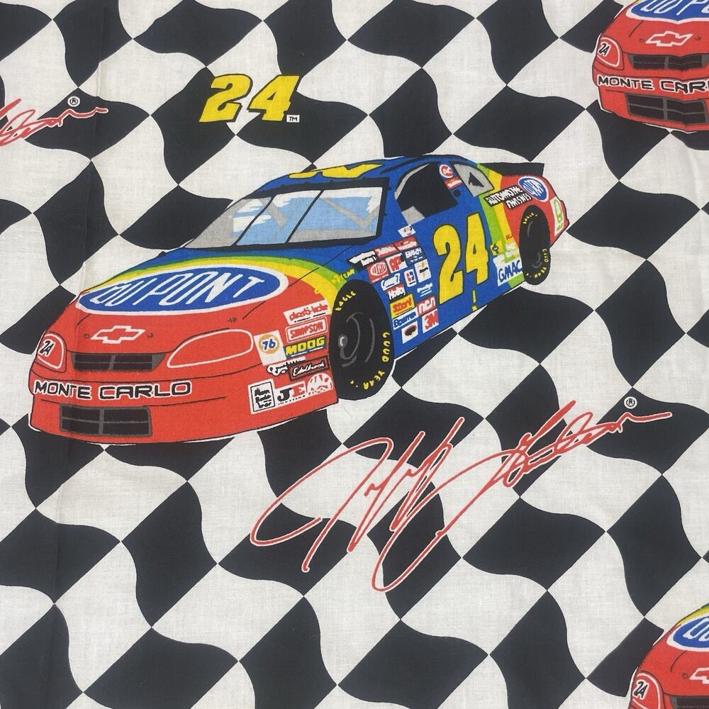 VTG Jeff Gordon #24 NSCAR FABRIC 1996 Hendrick Motorsports 2 yds/72" x 45" Wide